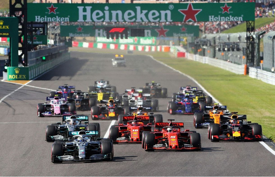 F1 Japanese Grand Prix start