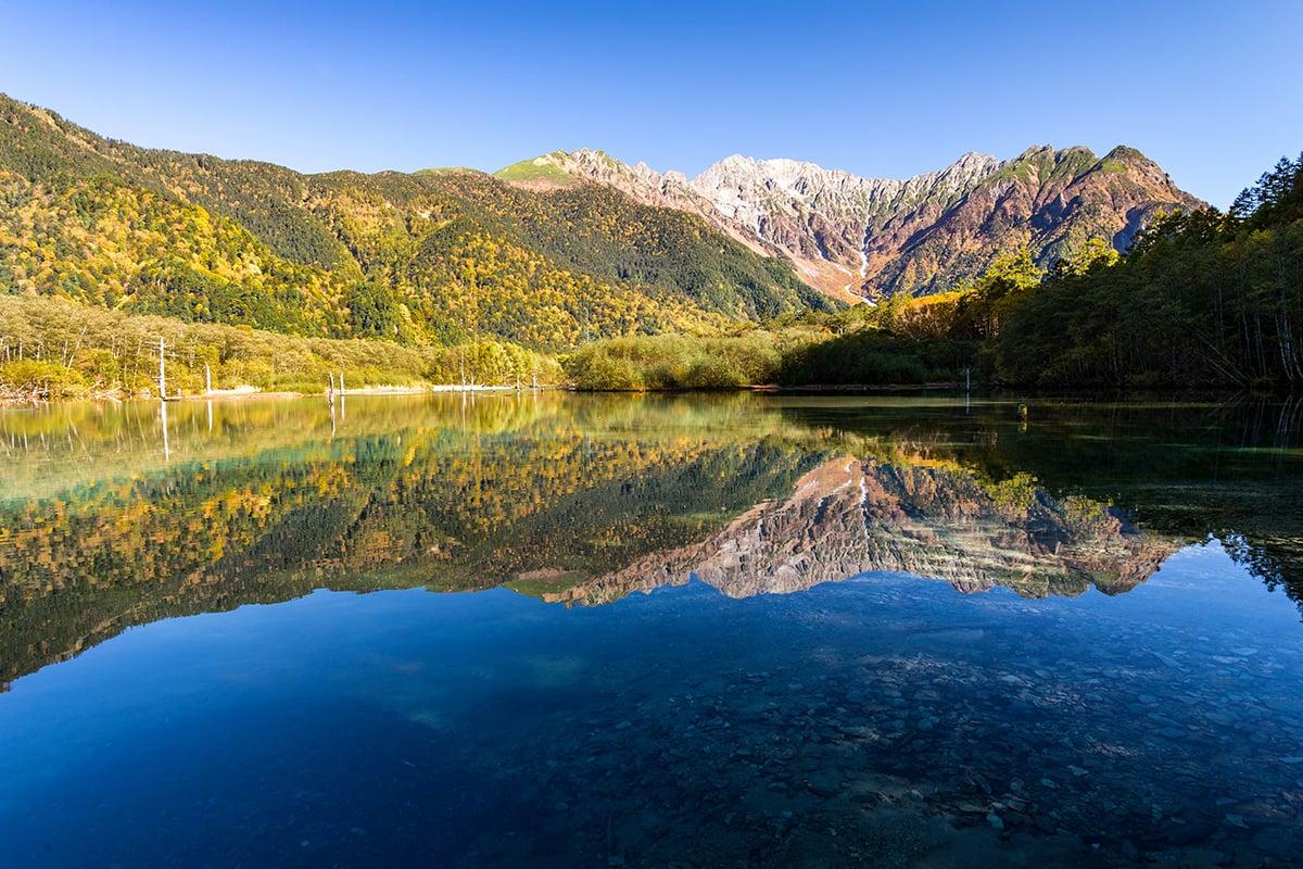 Kamikochi Taisho Pond reflection